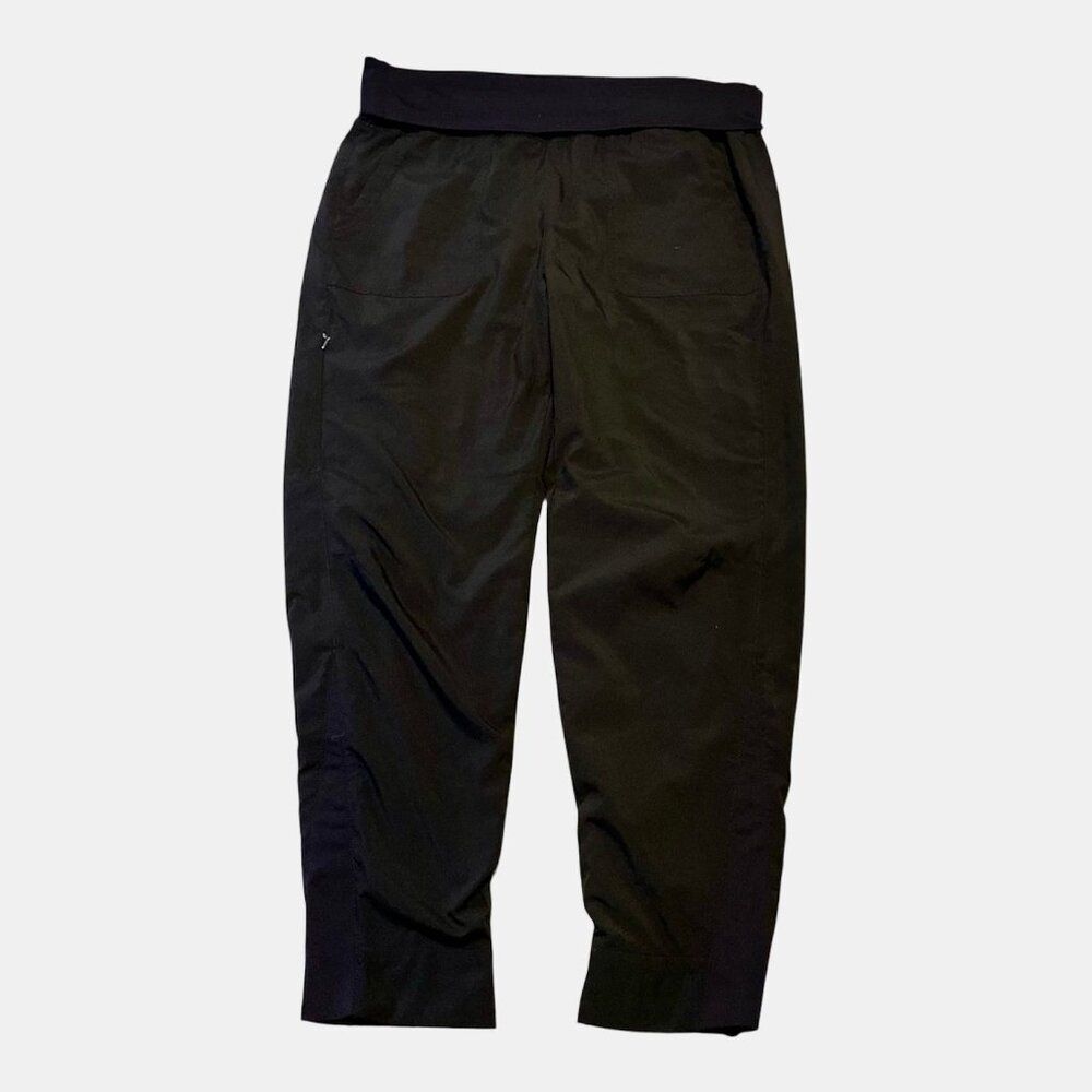 Patagonia Light & Lined Studio Pants Womens L Large Black Pull On Stretch Casual